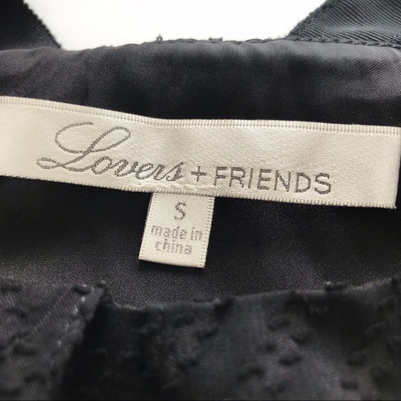 LOVERS + FRIENDS BLACK CROP TOP - Picture 4 of 4